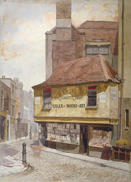View of the Old Curiosity Shop, Portsmouth Street, Westminster, London, 1879. Artist