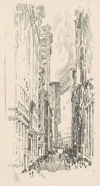 William Street, 1904. Creator: Joseph Pennell