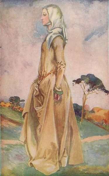 A Woman of the Time of Henry II, 1907. Artist: Dion Clayton Calthrop