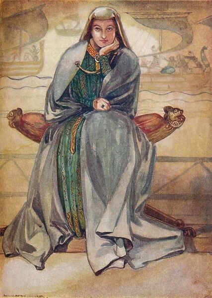 A Woman of the Time of Richard I, 1907. Artist: Dion Clayton Calthrop