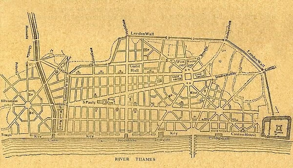 Wrens Plan for Rebuilding London, (1897). Creator: Unknown