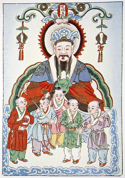 Zao Jun, the Kitchen God, 1922