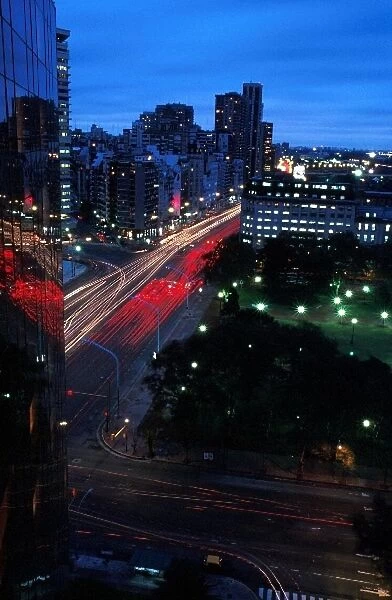 Formula One World Championship: The city of Buenos Aires by night