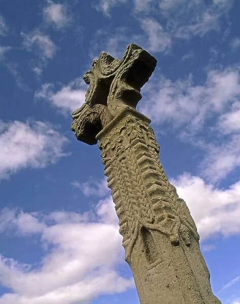 12Th Century High Cross, Devenish Island, Co Fermanagh, Ireland