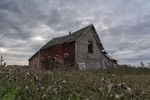 Abandoned barn in rural Saskatchewan, Canada