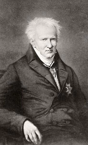 Alexander Von Humboldt Baron 1769 To 1859 German Naturalist And Explorer