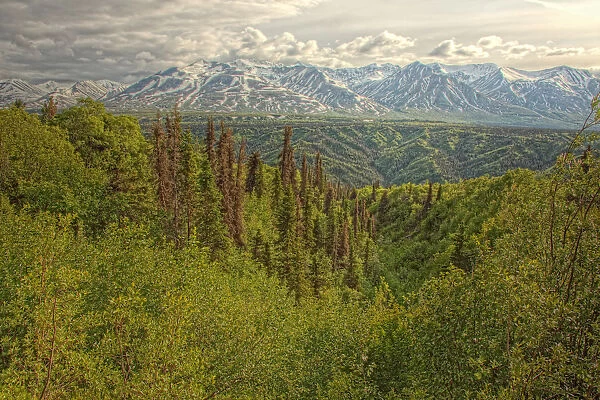 The Alsek Mountains Along The Haines Highway, Yukon