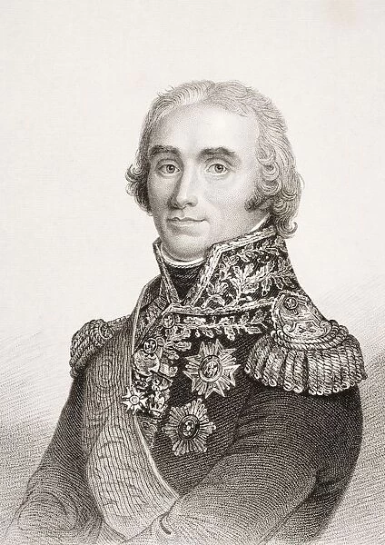 Andre Massena, Prince De Essling Duc De Rivoli, 1758-1817. French Marshal. Engraved By John Le Conte From The Original By Maurir