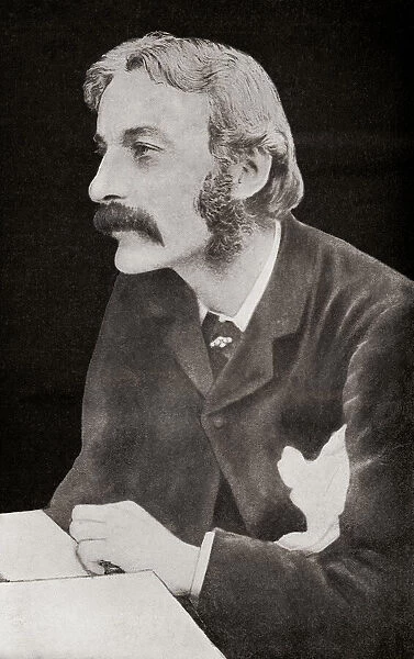 Andrew Lang, 1844 - 1912. Scottish poet, novelist, literary critic, and contributor to the field of anthropology. He is best known as a collector of folk and fairy tales. From International Library of Famous Literature, published c. 1900