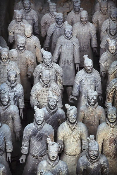 Army Of Terracotta Warriors In Xi an, Shaanxi, China
