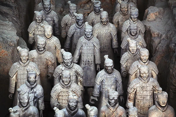 Army Of Terracotta Warriors In Xi an, Shaanxi, China
