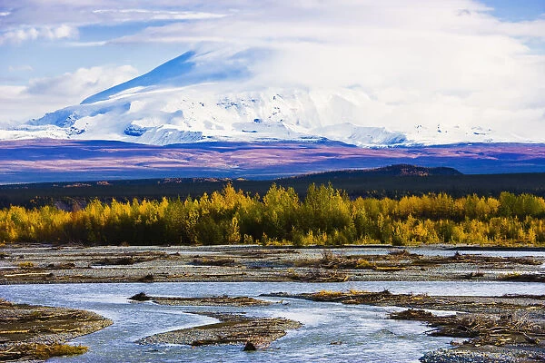 Artists Choice: Chistochina River And Mount Sanford, Alaska