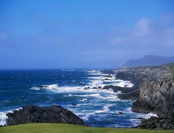 Atlantic Ocean, Achill Island, Looking Towards Keel, Co Mayo, Ireland