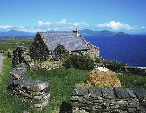 Ballinskelligs, Iveragh Peninsula, County Kerry, Ireland; Historic Stone Farmstead