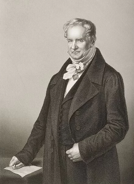 Baron Von Humboldt, Friedrich Heinrich Alexander Humboldt, 1769-1859. Prussian Naturalist And Explorer. Engraved By D. J. Pound From A Painting By C. Begas. From The Book The Drawing-Room Of Eminent Personages Volume 1. Published In London 1860
