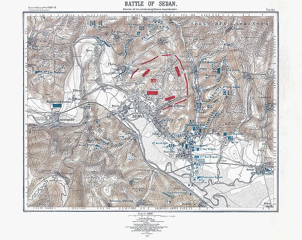 na. The Battle of Sedan 1 - 2 September 1870 during the Franco-Prussian War 1870 - 1871
