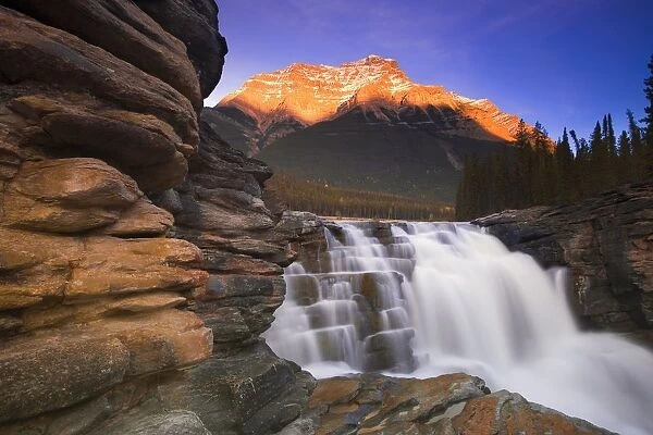 Beautiful Mountain Waterfall