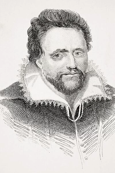 Ben Jonson Aka Benjamin Jonson 1572-1637 English Jacobean Dramatist Lyric Poet And Literary Critic From Old Englands Worthies By Lord Brougham And Others Published London Circa 1880 s