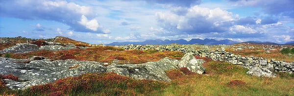 Twelve Bens, Connemara, Co Galway, Ireland; Rocky Landscape