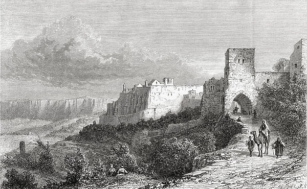 Bethlehem, Palestine In The 19Th Century. From El Mundo En La Mano Published 1875