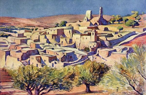 The Biblical Village Of Bethany, Near Jerusalem, Palestine Home Of Martha, Mary And Lazarus. From A Book Of Modern Palestine By Richard Penlake Published C. 1910