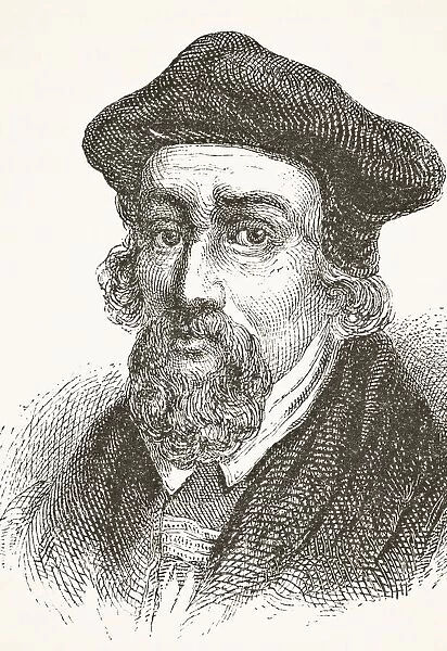 Bishop Nicholas Ridley Circa 1500 To 1555. English Clergyman And Protestant Martyr. From The National And Domestic History Of England By William Aubrey Published London Circa 1890