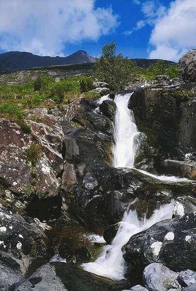 Black Valley, Co Kerry, Ireland; Waterfall Through A Landscape
