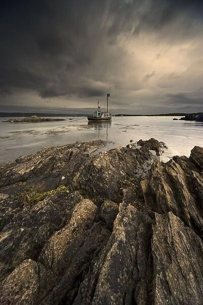 Boat, Storm Clouds