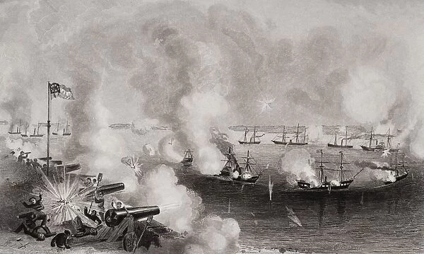 Bombardment And Capture Of Forts Walker And Beauregard Port Royal South Carolina November 7 1861