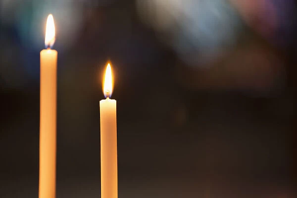 Burning Candles; Northumberland, England