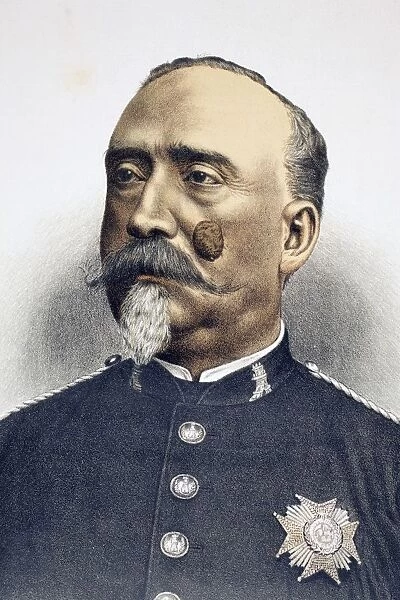 Carlos IbAaAnez E IbAaAnez De Ibero Born 1825 Died 1891. Spanish Field Marshal. From Album Artistico Published Circa 1890