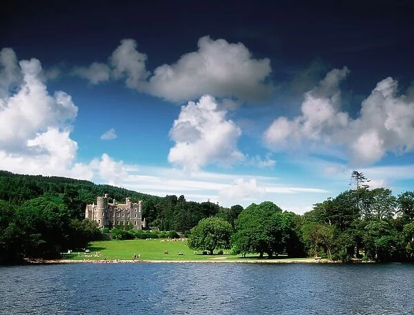 Castlewellan Castle & Lake, Co Down, Ireland;19Th Century Castle