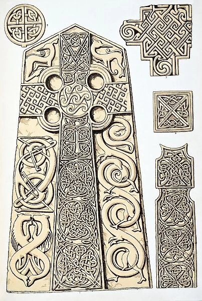 Celtic No 1 Plate Lxiii From The Grammar Of Ornament By Owen Jones Published By Day & Son London 1865