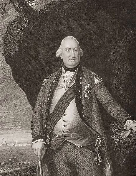 Charles Cornwallis, 1St. Marquis And 2Nd. Earl Cornwallis, 1738-1805. British General And Statesman. Engraved By W. Holl From The Original Of Copley. From Englands Battles By Sea And Land By Lieut Col Williams, The London Printing And Publishing Company Circa 1890S