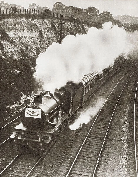 The Cheltenham Flyer Aka The Cheltenham Spa Express Train In 1931. From The Story Of 25 Eventful Years In Pictures, Published 1935