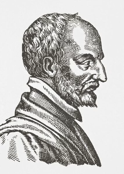 Claude D espence 1511-1571. French Theologian. From Science And Literature In The Middle Ages By Paul Lacroix Published London 1878