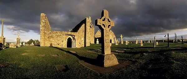 Clonmacnoise Monastery, Co Offaly, Ireland, Cross Of The Scriptures High Cross