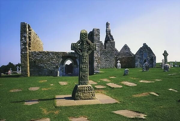 Clonmacnoise, Co Offaly, Ireland, West Cross, Cross Of The Scriptures