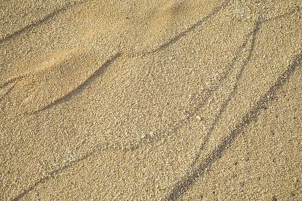 Close-Up Of Patterns In Sand