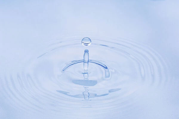Close Up Of Water Droplet Hitting The Surface Of Water Alaska