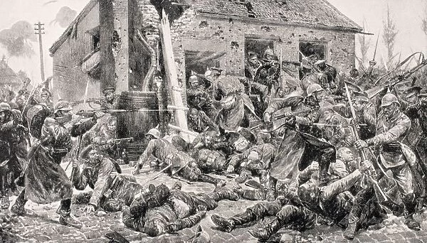 Coldstream Guards Action At Landrecies August 24 1914 From The War Illustrated Album Deluxe Published London 1916