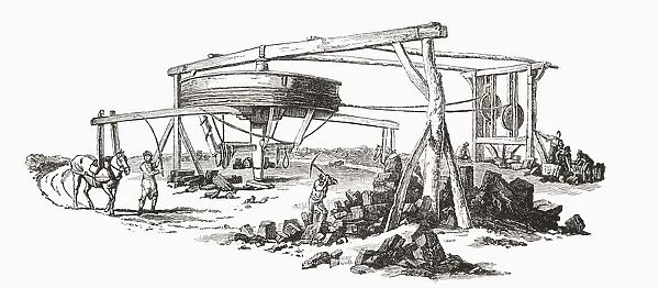 A Colliery In The Early 19Th Century. From The Book Short History Of The English People By J. R. Green, Published London 1893