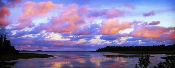 Colorful Sky Over Water