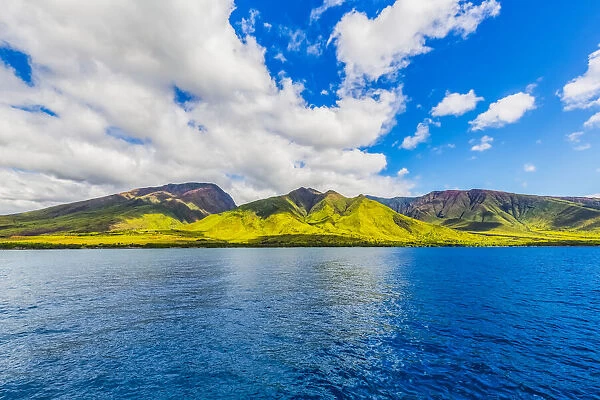 The colourful scenery of the island of Maui, Hawaii, USA