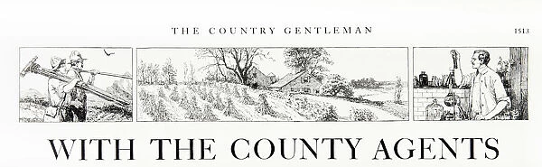 Comic Strip In Country Gentleman Agricultural Magazine From The Early 20th Century