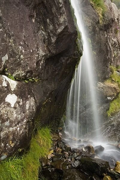 Connor Pass, Dingle Peninsula, County Kerry, Ireland; Waterfall