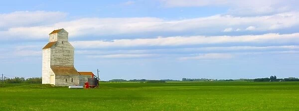 Country Grain Elevator Panoramic, Alberta, Canada
