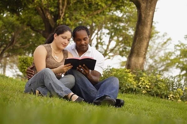 Couple Reading The Bible