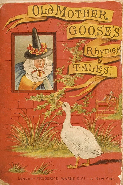 Cover From Old Mother Gooses Rhymes And Tales Illustration By Constance Haslewood Published By Frederick Warne & Co London And New York Circa 1890s. Chromolithography By Emrik & Binger Of Holland