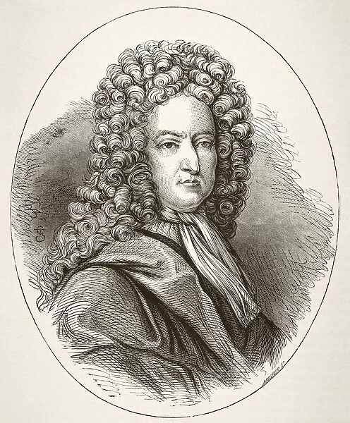 Daniel Defoe 1660 To 1731, English Novelist And Journalist From The National And Domestic History Of England By William Aubrey Published London Circa 1890